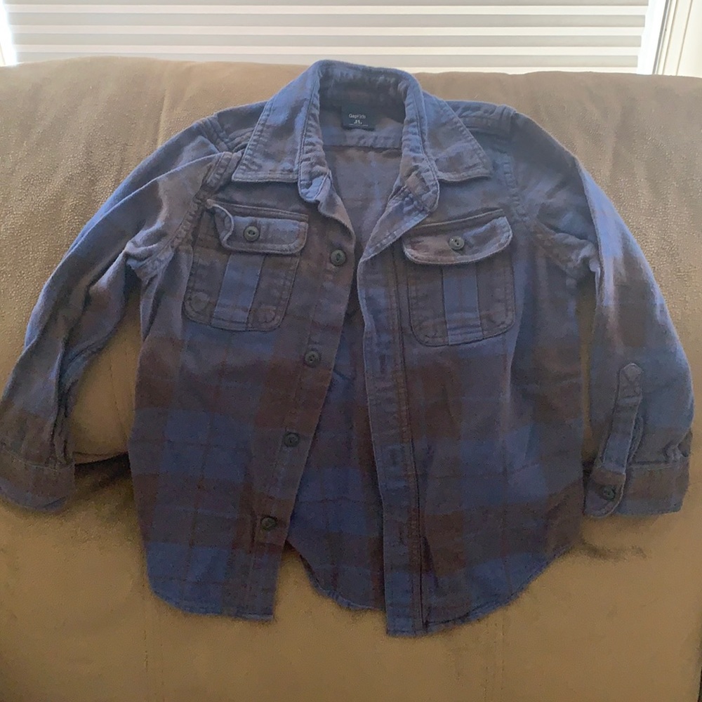 GAP KIDS FLANNEL. Sz XS (4-5).